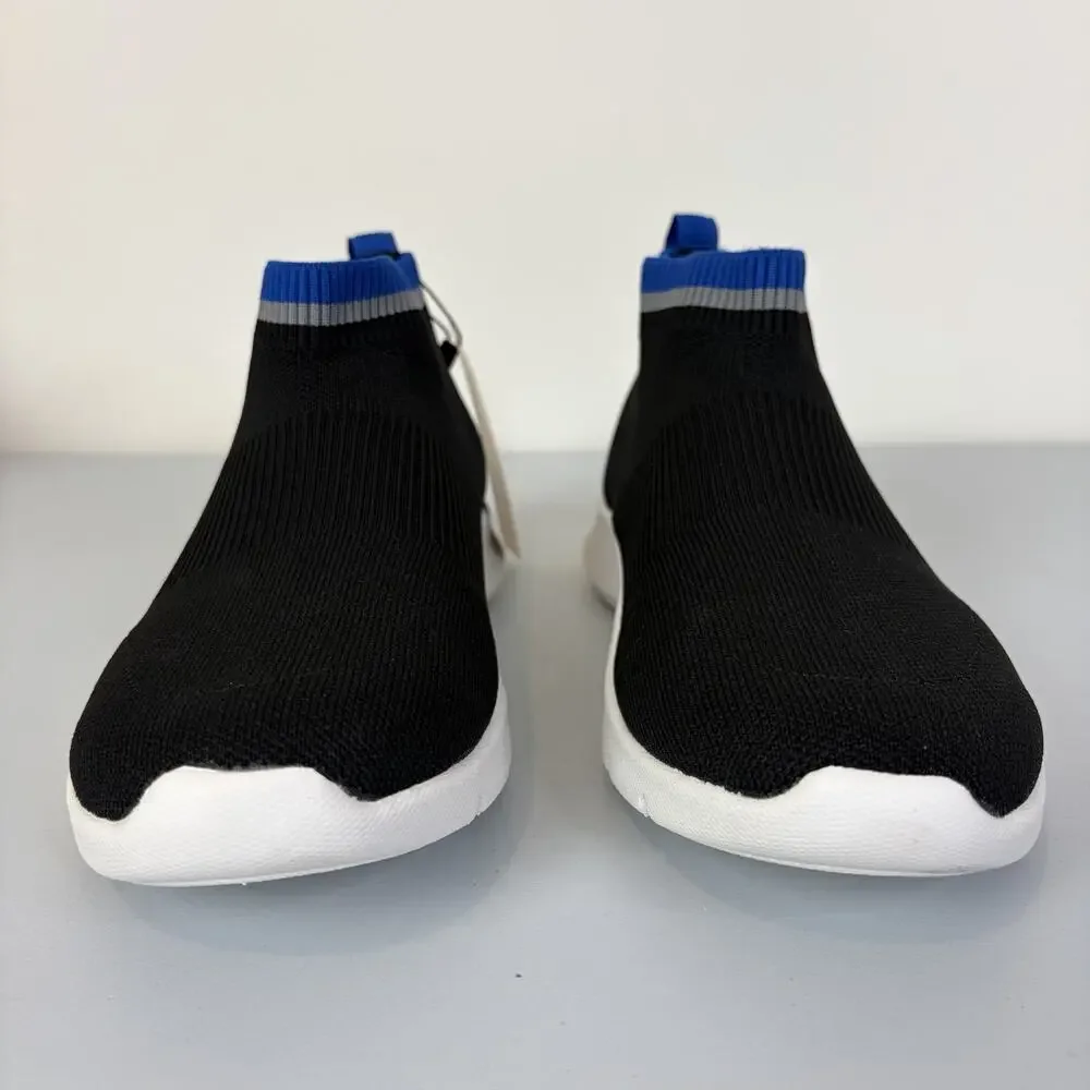 Spenco‎ Women's Pure Love Slip On Sneaker Size 9B Black Blue Comfort Cushion